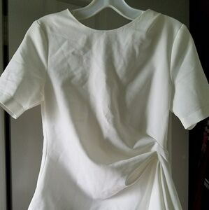 Asos white asymmetric top